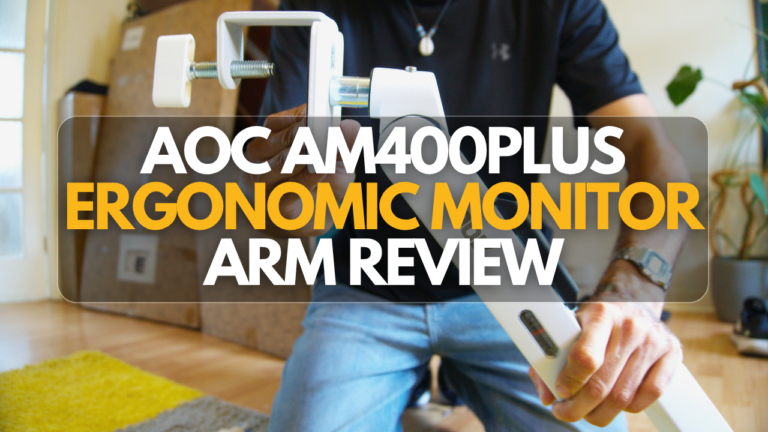 AOC AM400PLUS Ergonomic Monitor Arm Review 2026 – Is it Worth It?